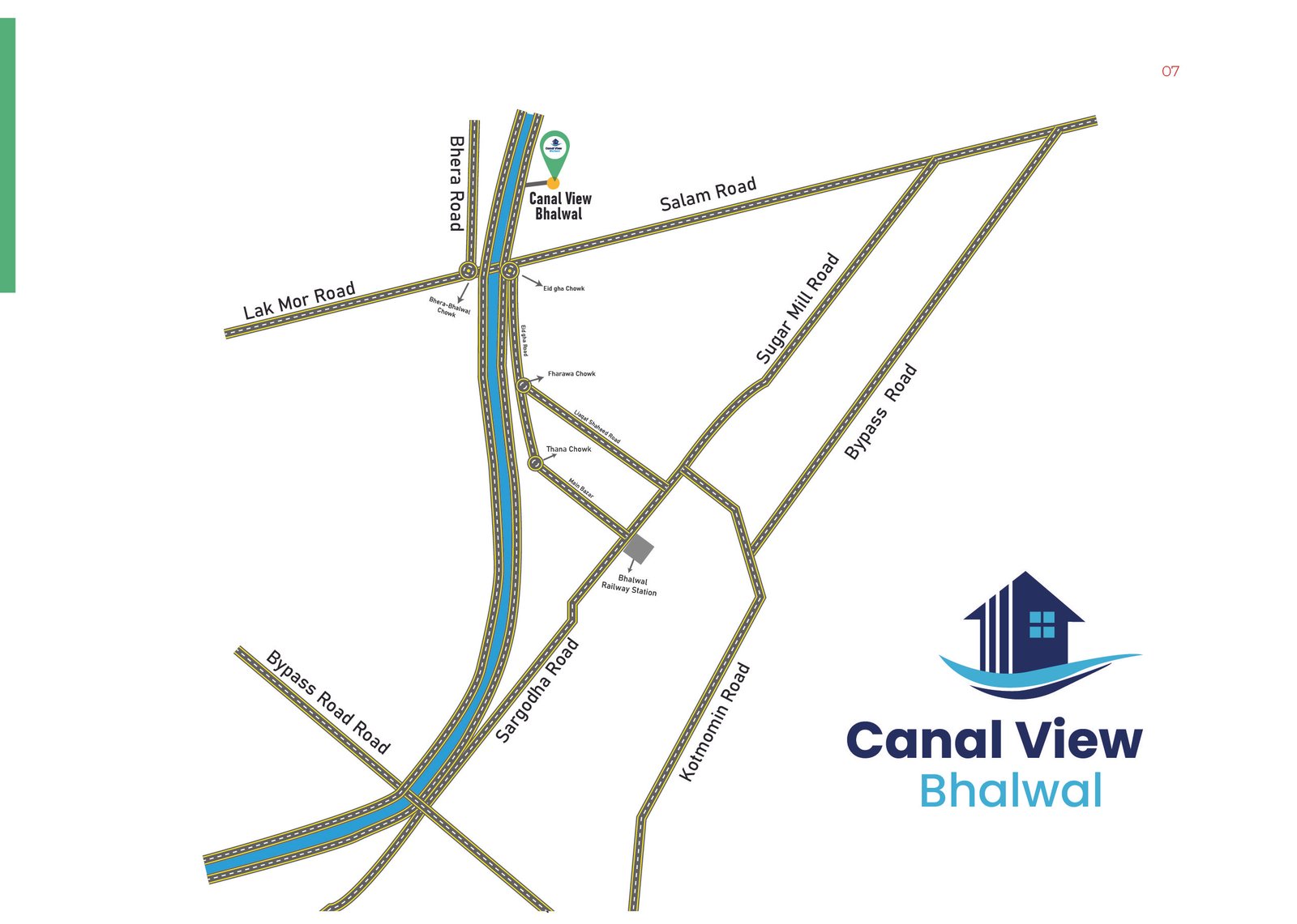 Canal View Route Map